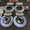 BMW CALIPERS BREMBO KIT BIG BRAKE KIT BBK 4 PISTON BRAKES UPGRADE FRONT REARS - Image 7