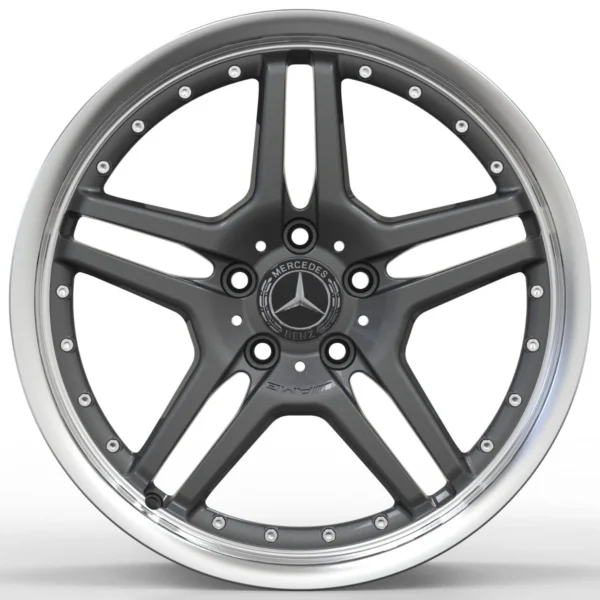 Mercedes-Benz AMG Wheels 2-Piece SL65 S65 CLS55 E63 19″ Staggered Front Rear Forged